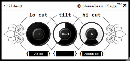 Tilde~Q user interface